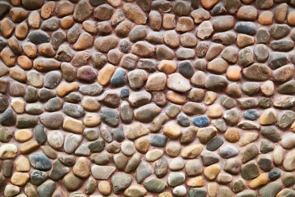 River Rock Installation