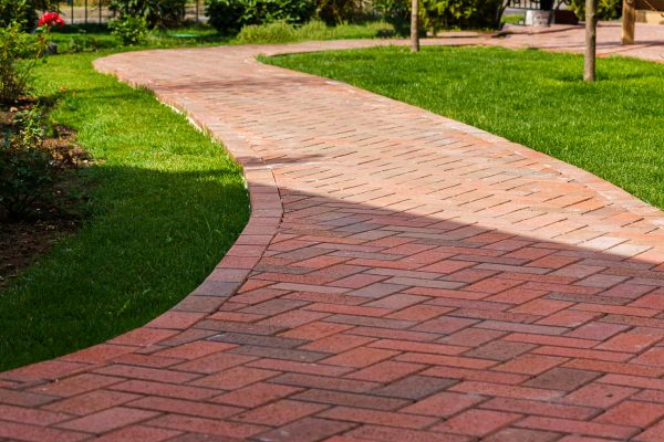 Red Brick Pavers Installation