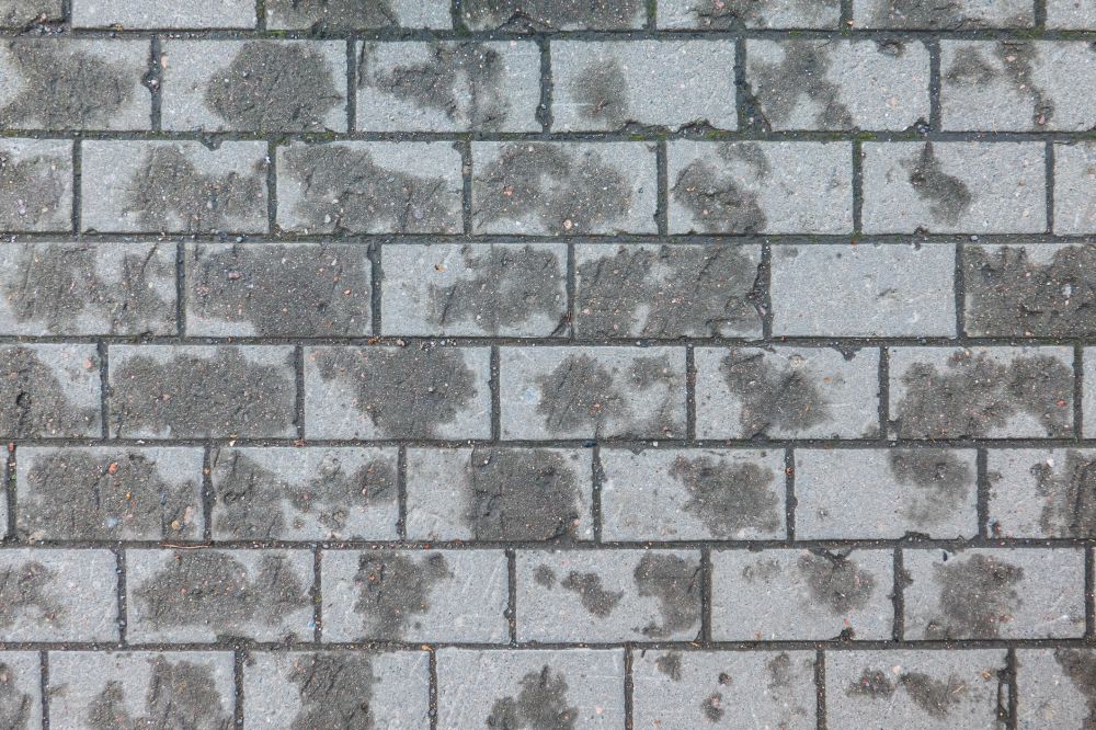 Stained Pavers Repair