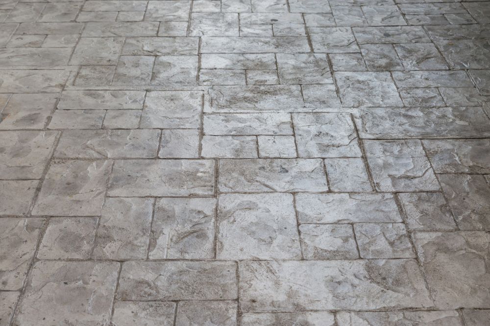 Stained Concrete Driveway Installation