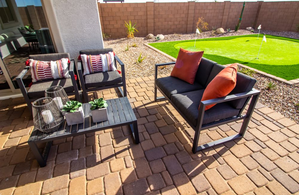 Brick Paver Porch Installation